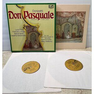 Donizetti Don Pasquale 2LP Box Set Eurodisc German Import VG+/NM Vinyl + Booklet